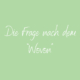 Erholung bei mentaler und emotionaler Erschöpfung